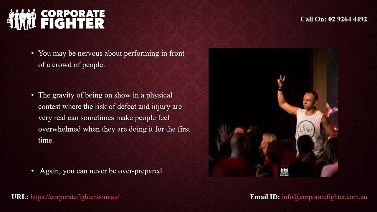Preparing for Your First Fight