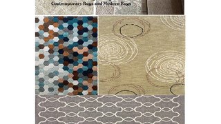 Define Contemporary Rugs and Modern Rugs