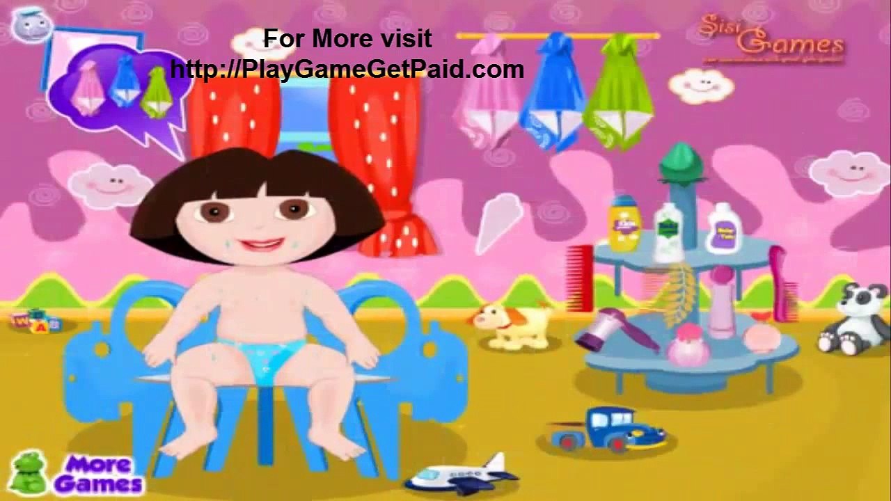 Dora Baby Bath Time - Dora The Explorer Game for Children - Dora Baby Games