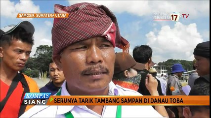 Tradisi Unik Lomba Tarik Tambang di Atas Sampan