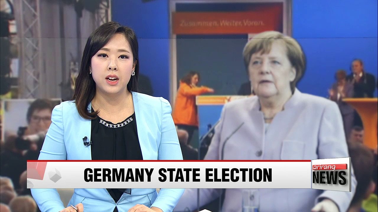 Merkel's conservatives win Saarland vote in boost for national campaign