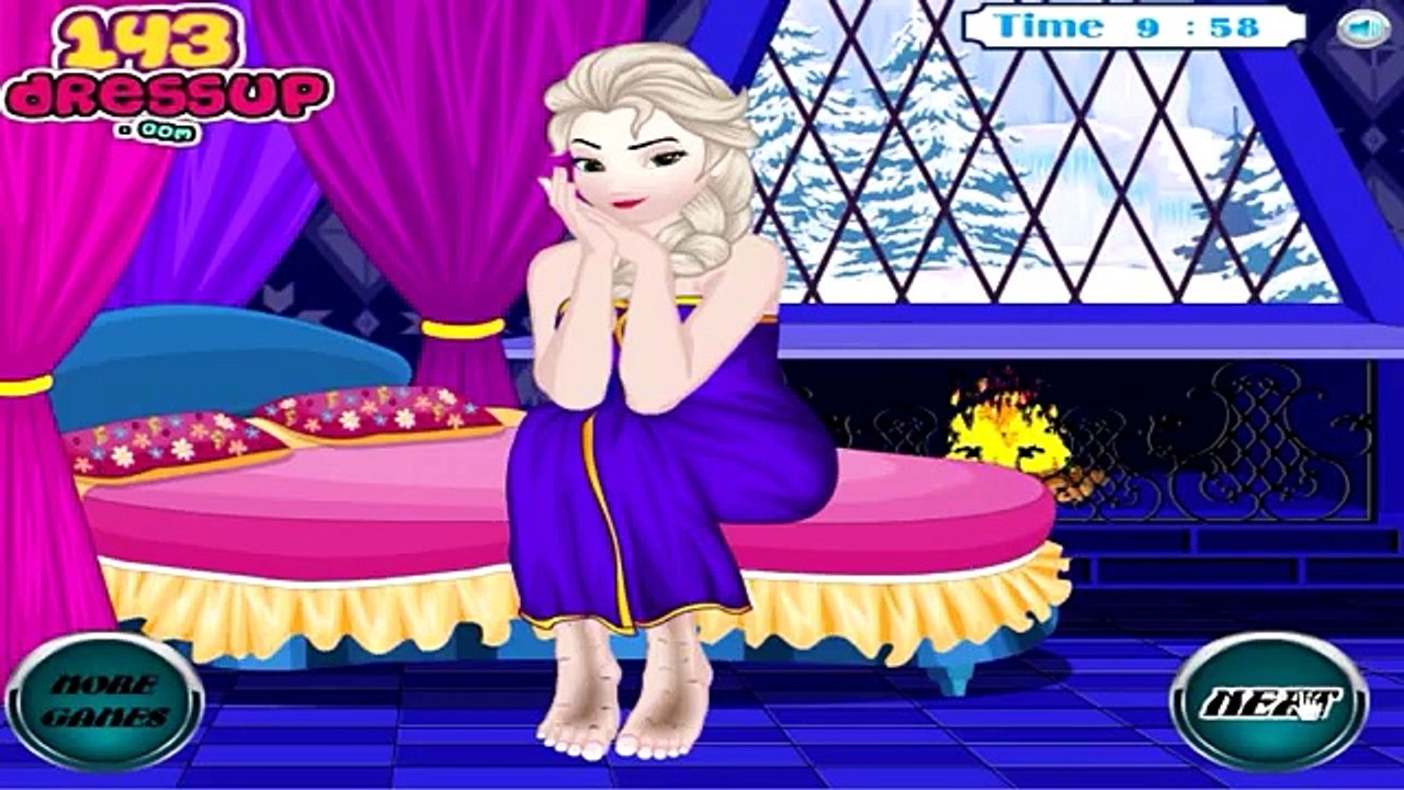 Эльза эпизод фантазия замороженные полный игра педикюр спа спа прохождение