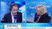 Marine Le Pen : "Les banques françaises ont prêté à l'intégralité des candidats à la présidentielle sauf à moi"