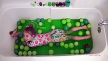 Slime Baff Bath Fun & Learn The Color Green