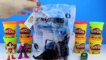 Batman vs Superman Play-Doh Surprise Egg with Batman Toys and Justice League Toys by KidCi
