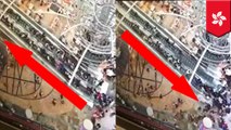 Escalator malfunction: Hong Kong escalator reverses, speeds up injuring 18 people - TomoNews