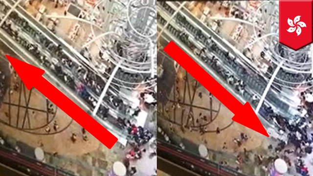 Escalator malfunction: Hong Kong escalator reverses, speeds up injuring 18 people - TomoNews
