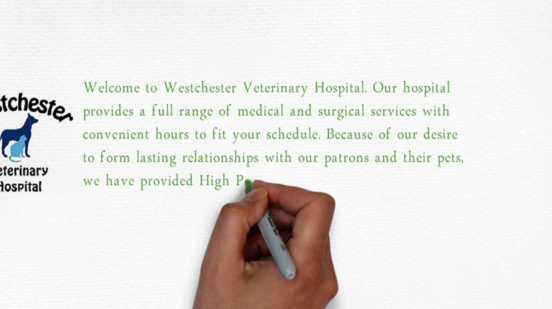 ⁣Information Video About  Westchester Veterinary Hospital