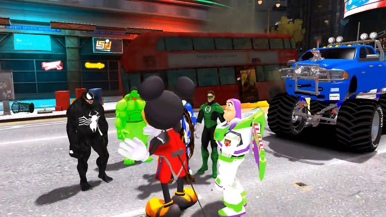 #Finger Family Song #Nursery Rhymes #Spiderman, #Hulk & #Mickey #Mouse #Disney #Cars #MCQU