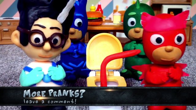 PJ Masks Play-Doh Toilet Training Prank Episode Compilation in English
