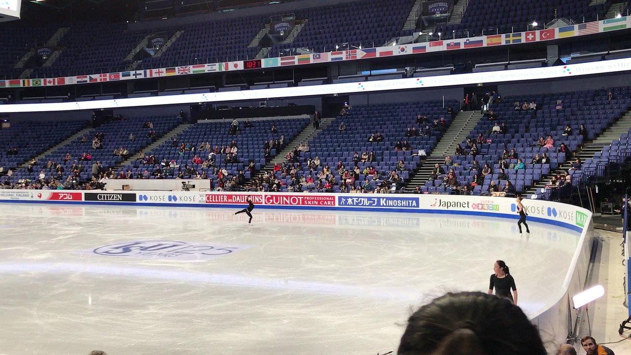 2017 WC Helsinki Practice Day 1 - Wakaba Higuchi SP Run-through