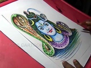 How to Draw Lord Shiva Drawing for kids Step By Step