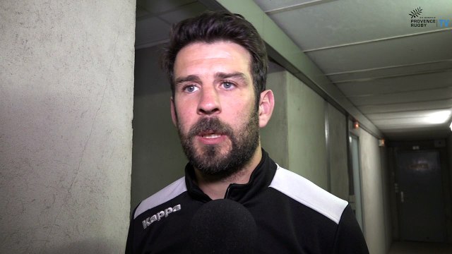 Régis Lespinas après Romans / Provence Rugby (J21 F1 Elite)