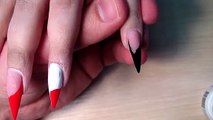 How to manicure acrylic nails with shellac nail polish