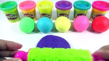 Learn Colors! Play Doh Ice Cream Popsicle Peppa Pig Elephant Molds Fun & Creative for Kids