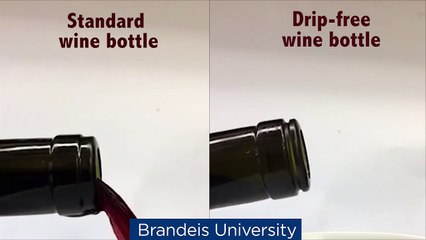 La première bouteille de vin qui ne goutte pas