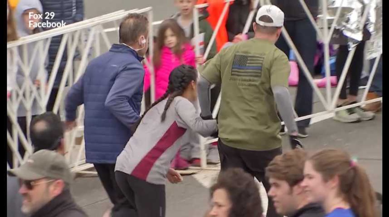 Ils ont fait preuve d'une grande solidarité à la fin de ce semi-marathon