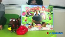 DOGGIE DOO Dog Pooping family fun game for kids Egg Surprise Toys Ryan ToysReview