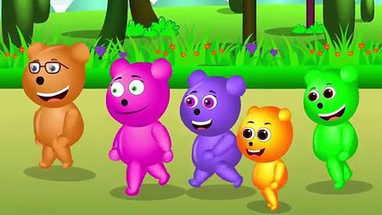 Mega Gummy bear fun with xerox machine finger family nursery rhymes for kids | Gummybear C