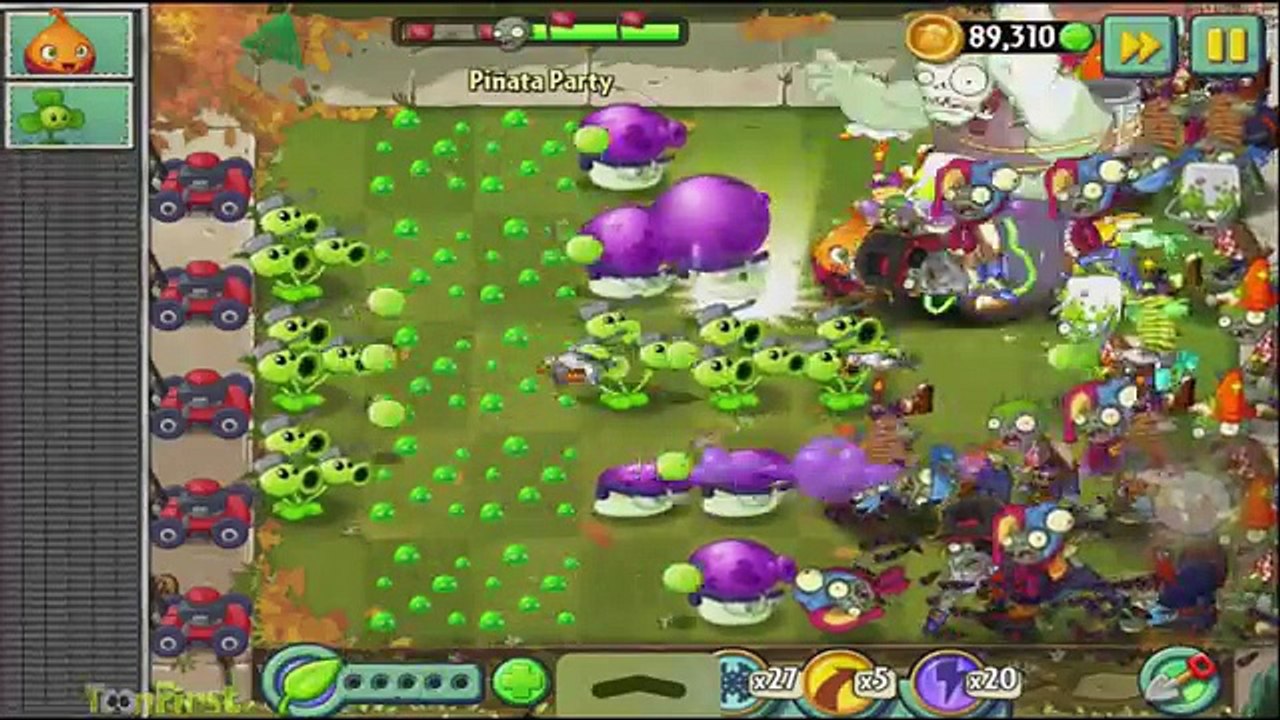 Plants Vs Zombies 2: Pinata Party Dec 3 - Food Fight Event