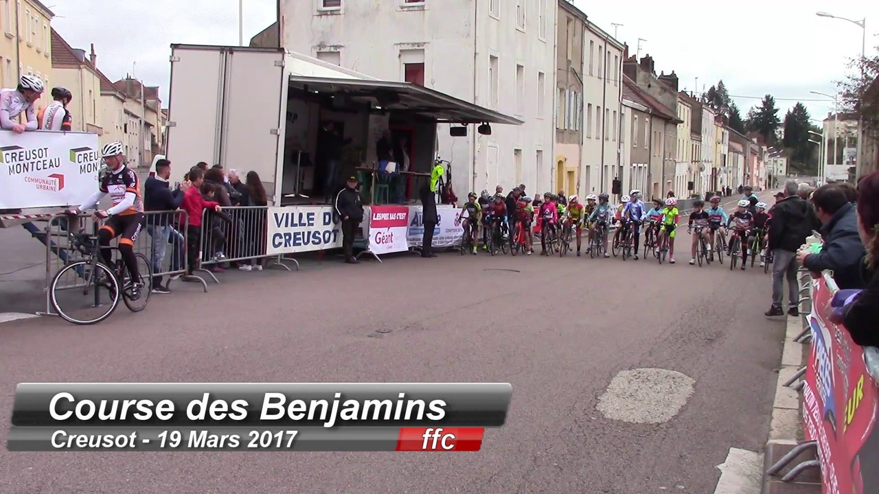 Course du Creusot 19 Mars 2017 catégorie benjamins
