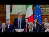 Roma - Gentiloni con i Rappresentanti delle Istituzioni Europee (24.03.17)