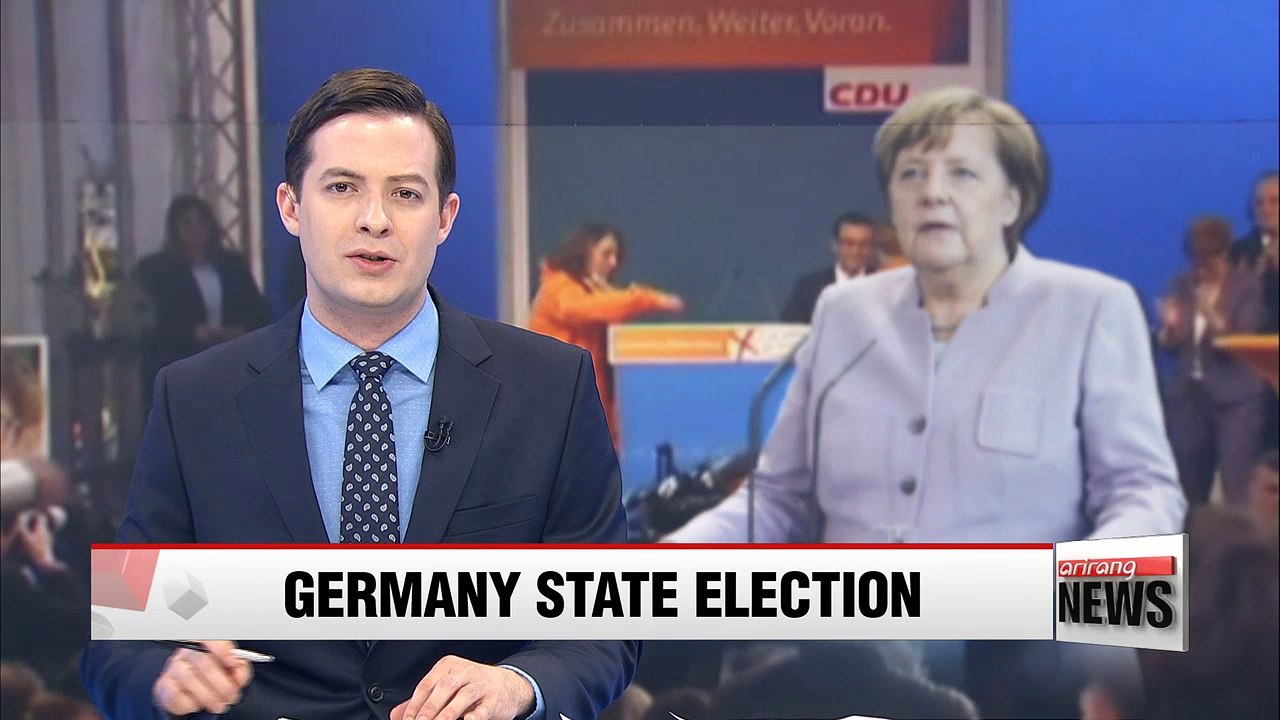 Merkel's conservatives win Saarland vote in boost for national campaign