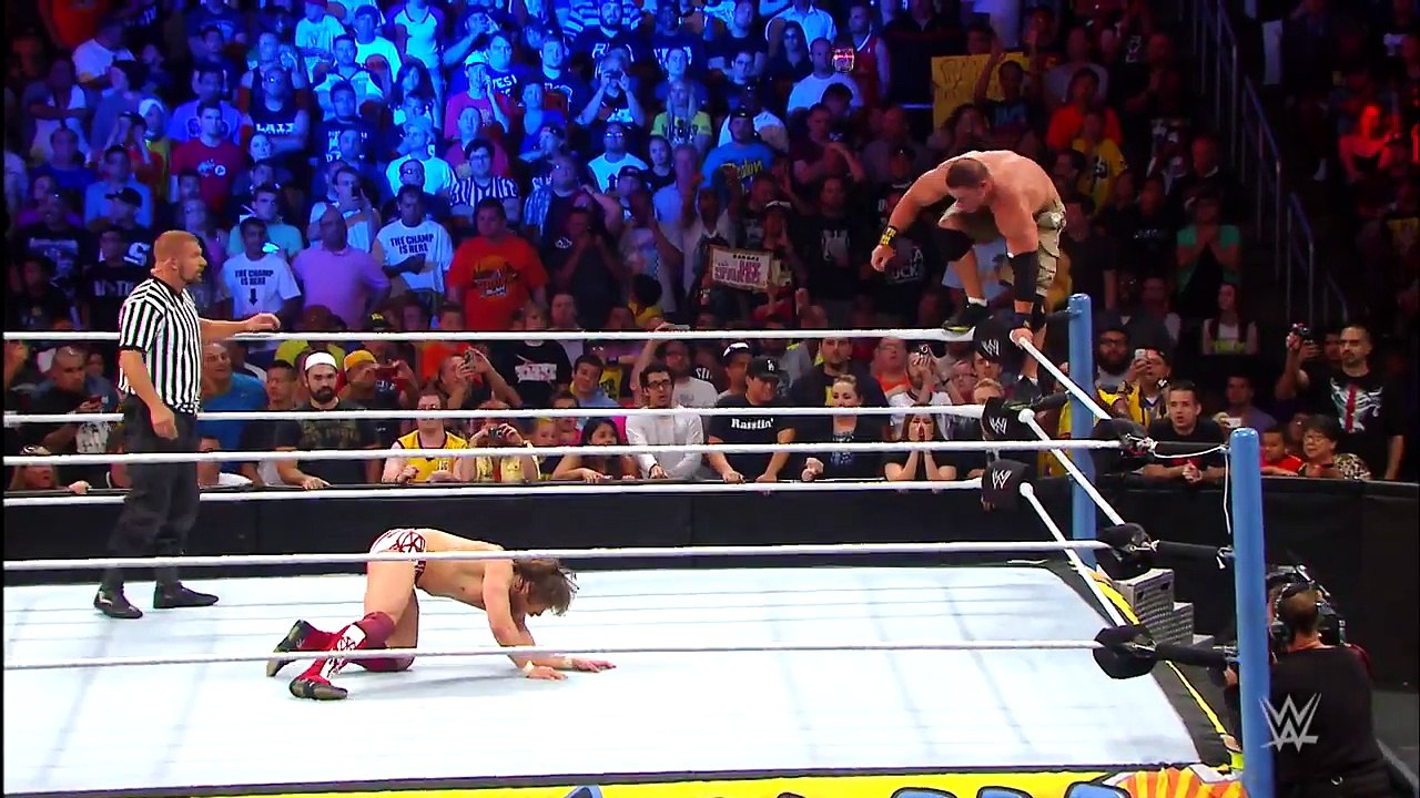 14 of John Cena's most titanic top-rope leg drops- WWE Fury