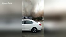 Gas pipeline explodes in residential area killing five in China