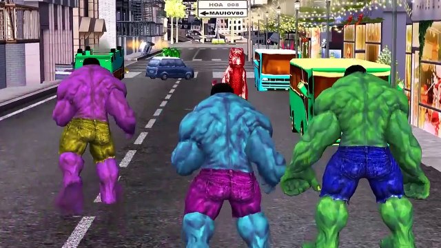 Hulk Vs Red Hulk Cartoons Finger Family Rhymes | Superman Spiderman Ironman Batman Finger