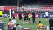 A kid invades Brazil training to meet Neymar Jr. and Marcelo. Pure class.