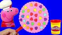 PLAY DOH FROZEN Lollipop! - Make Lollipop Pink Cake with Peppa pig Fun kids Toys