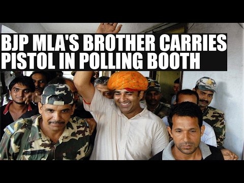 Sangeet Som's brother, Gagan Som, detained for carrying pistol in polling booth|Oneindia News