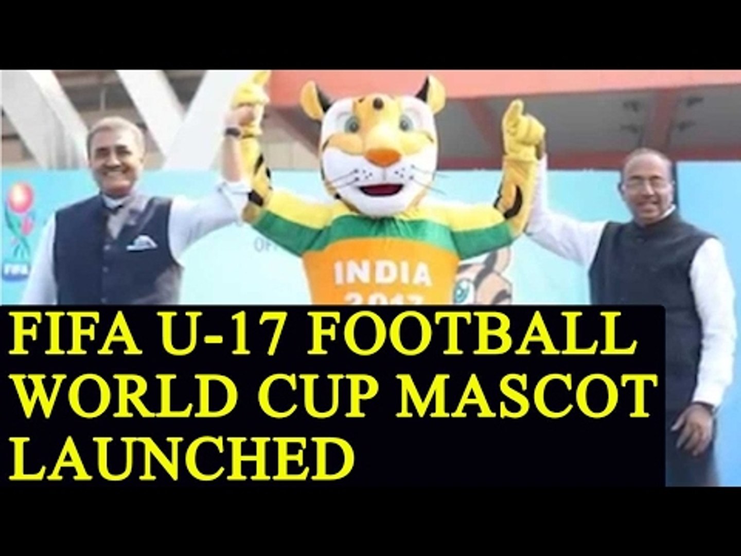 FIFA U-17 Football World Cup Mascot launched at New Delhi | Oneindia News -  video Dailymotion