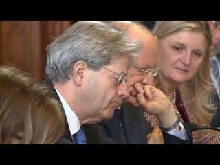 Roma - Gentiloni incontra le Associazioni imprenditoriali europee (24.03.17)