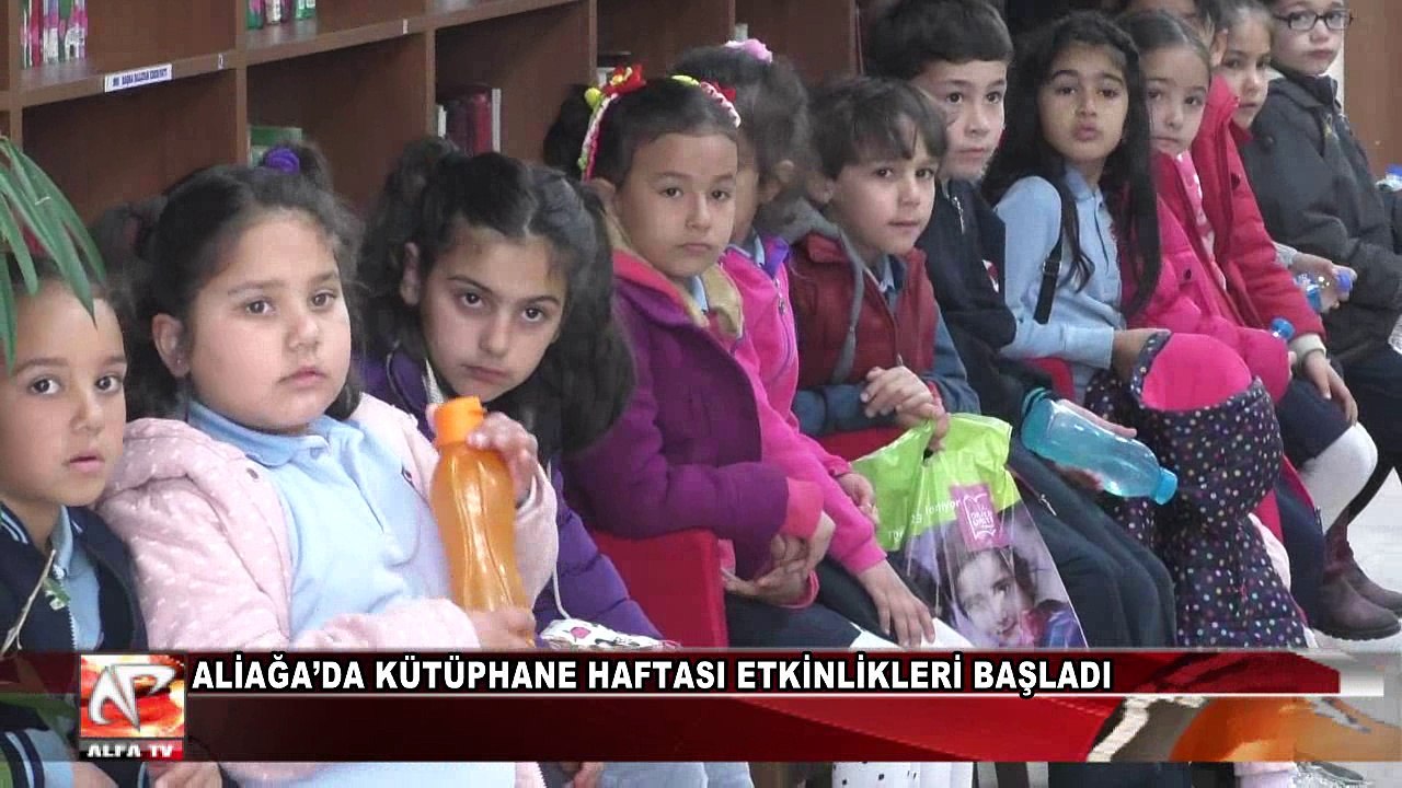 Aliağa’da Kütüphane Haftası Etkinlikleri Başladı