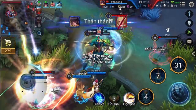 Cresht Chiến Binh Thủy Quái Tâm điểm tướng Garena Liên Quân Mobile