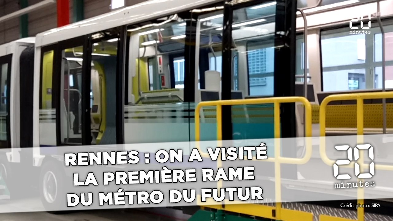 Rennes : On a visité  la première rame du futur...