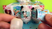 Giant Princess Kinder Surprise Eggs Disney Frozen Elsa Anna Minnie Mickey Play-Doh Huevos