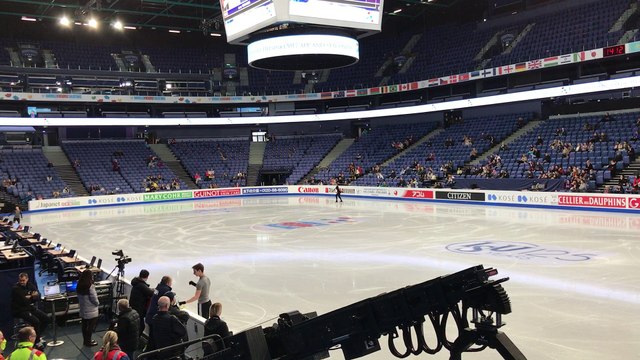 2017 WC Helsinki Practice Day 1 - Boyang Jin SP Run-through