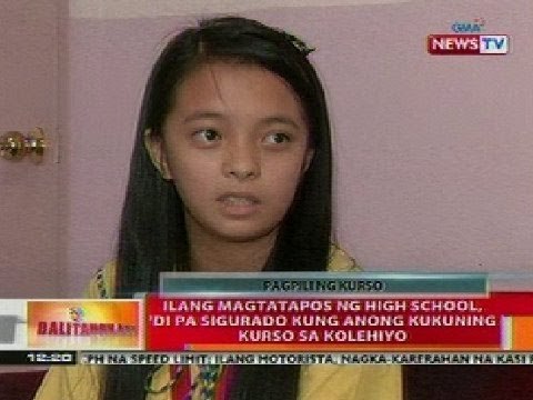 BT: Ilang magtatapos ng high school, di pa sigurado kung anong kukuning kurso sa kolehiyo