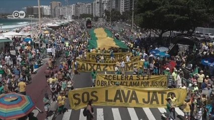 Brasil tem protestos em defesa da Lava Jato