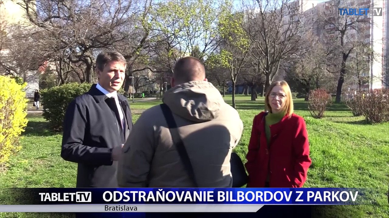V Bratislave odstraňujú reklamné zariadenia zo zelených plôch