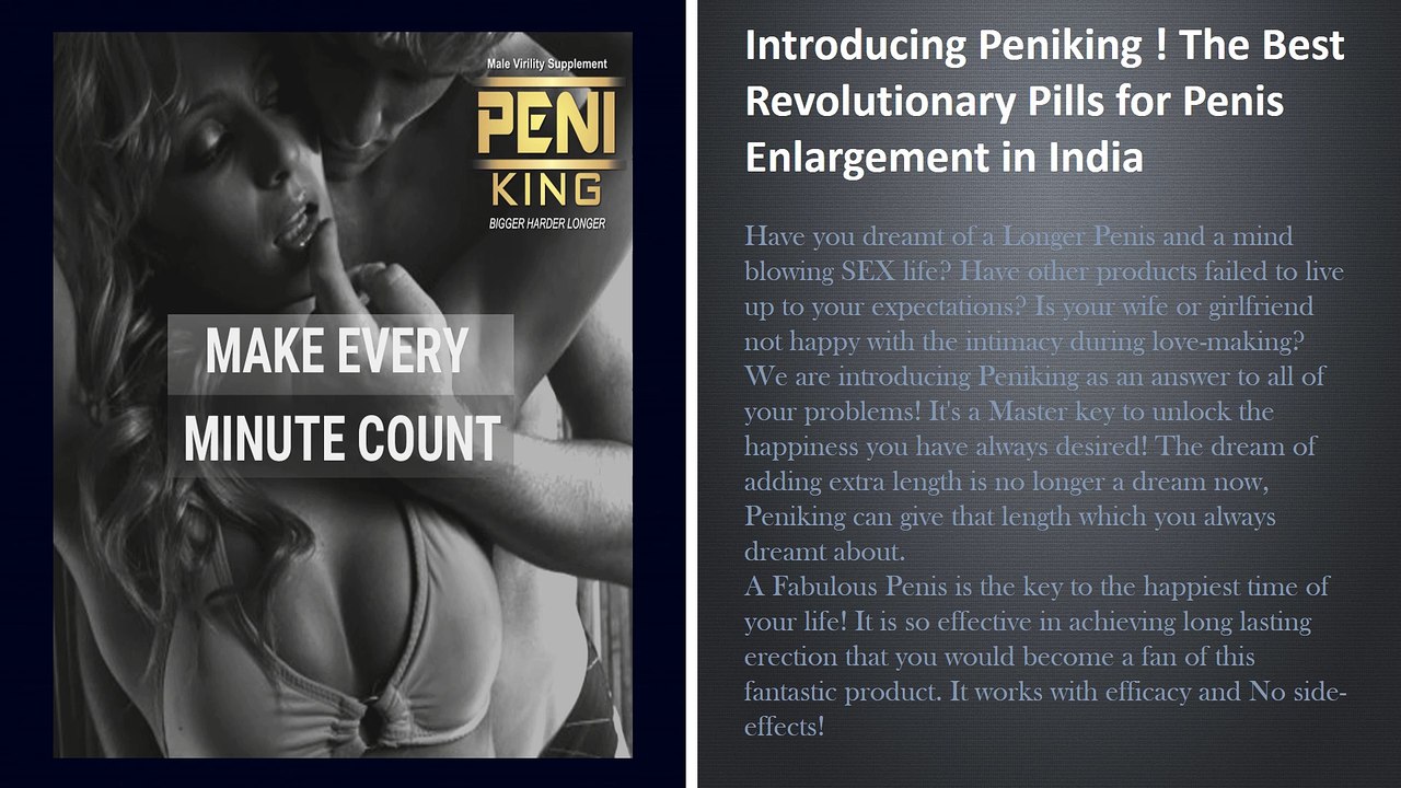 Herbal cure of short penis : Peniking