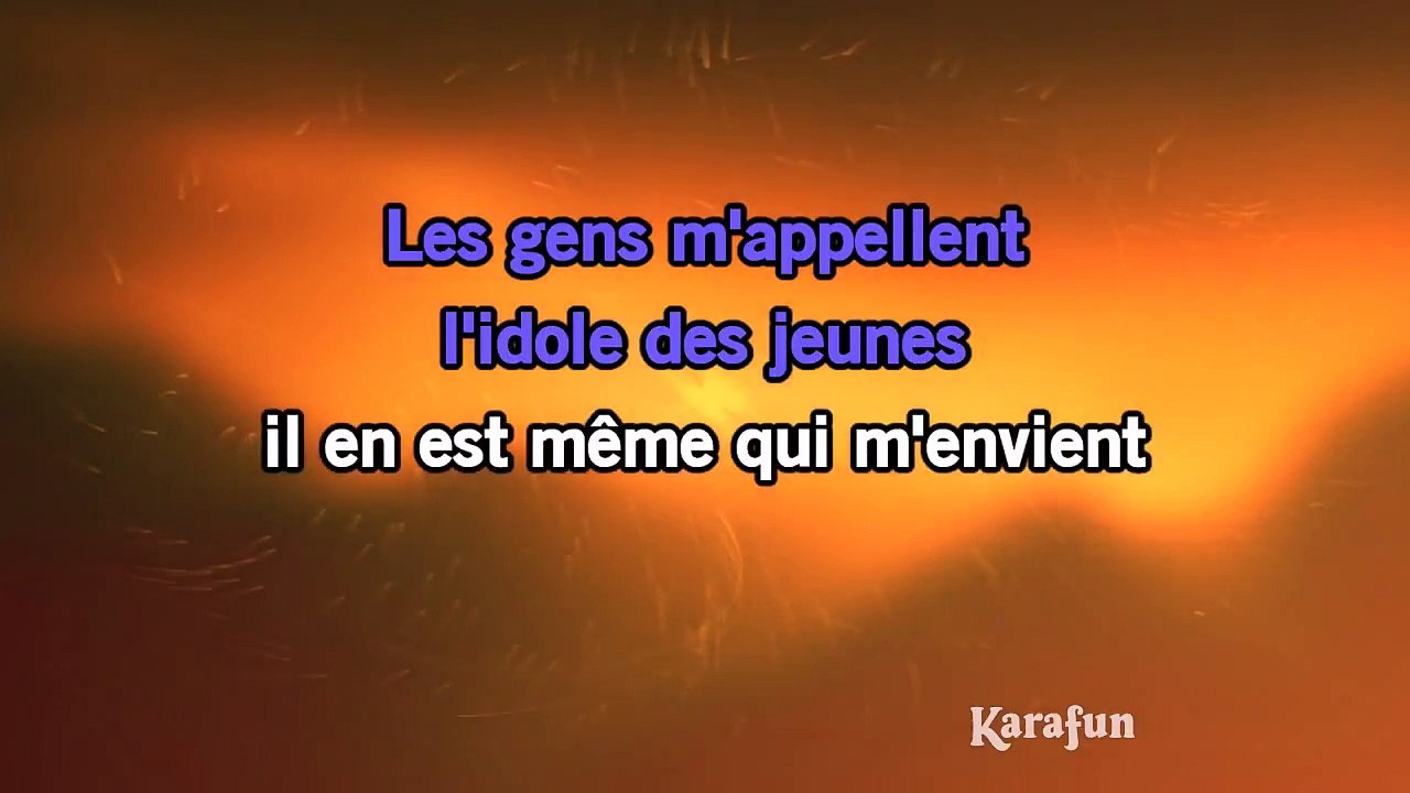 Johnny Hallyday - L'idole des jeunes KARAOKE / INSTRUMENTAL