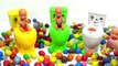 Peppa Pig and Toilet Peeps Toys Funny Surprises in SLIME Colours Candy Video for Children