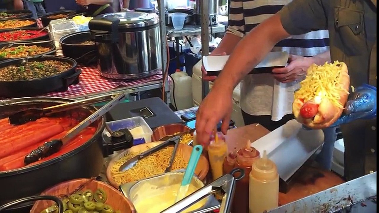 London Street Food - Epic American Hot Dog with Brazilian Twist