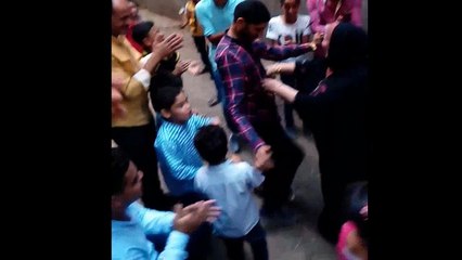 هز ودلع حنه فى الشارع فرح شعبى جديد 2017