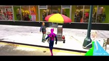 Розовый Человек-паук и Халк и Эльза потешки Диснея Pixar автомобили молния Маккуин! Детские Песни