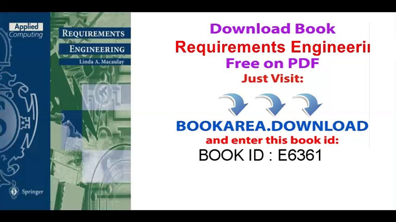 Requirements Engineering (Applied Computing)